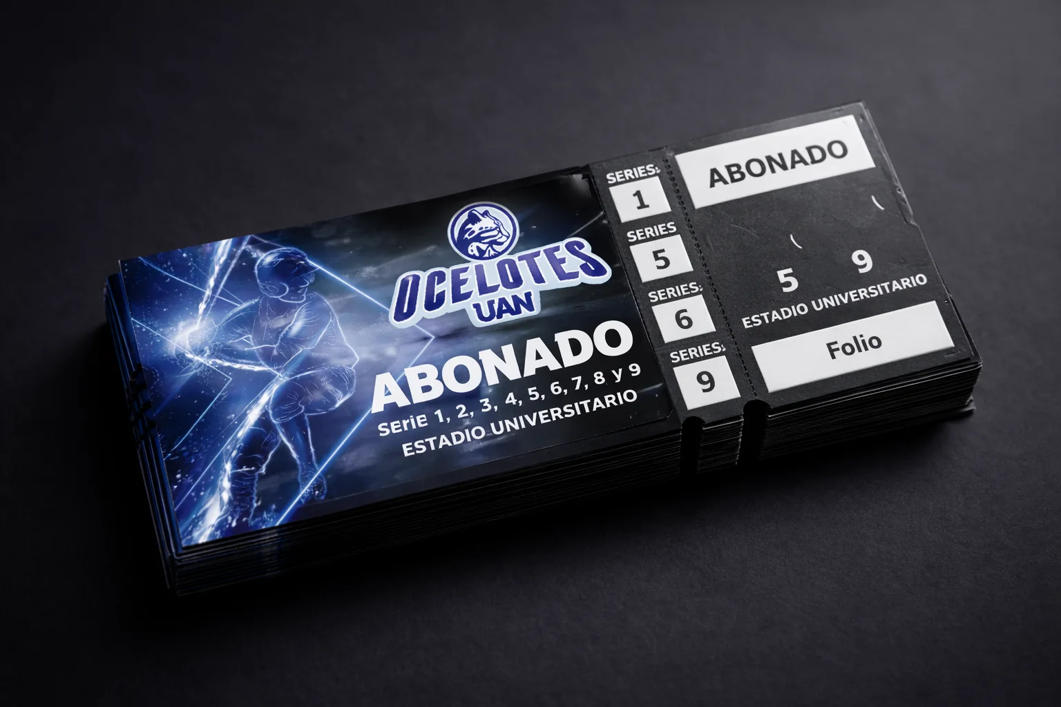 Aplicación impresa para Ocelotes UAN producida en colaboración con Full Color.
