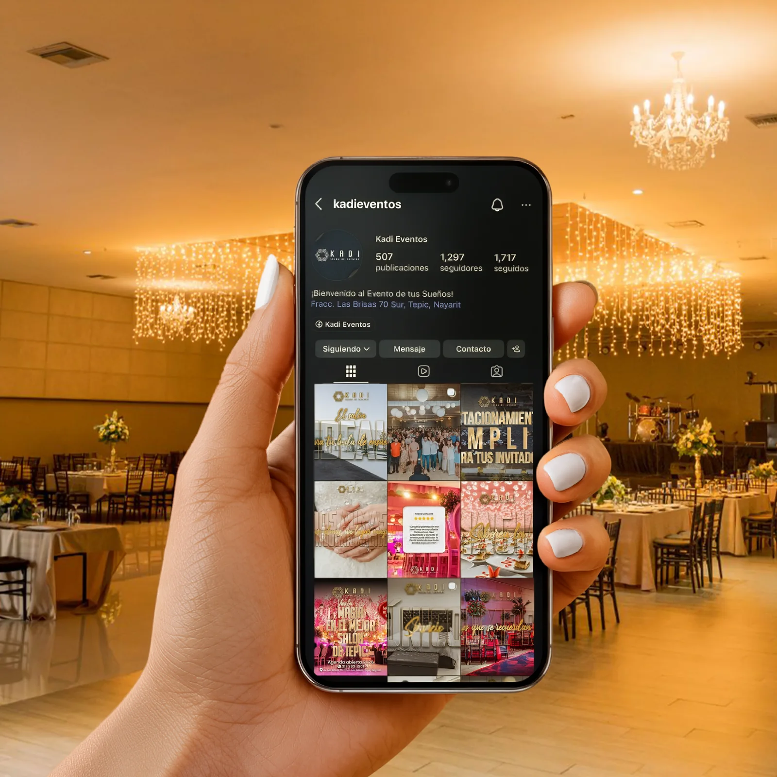 Aplicaciones de la comunicación digital de KADI Eventos.