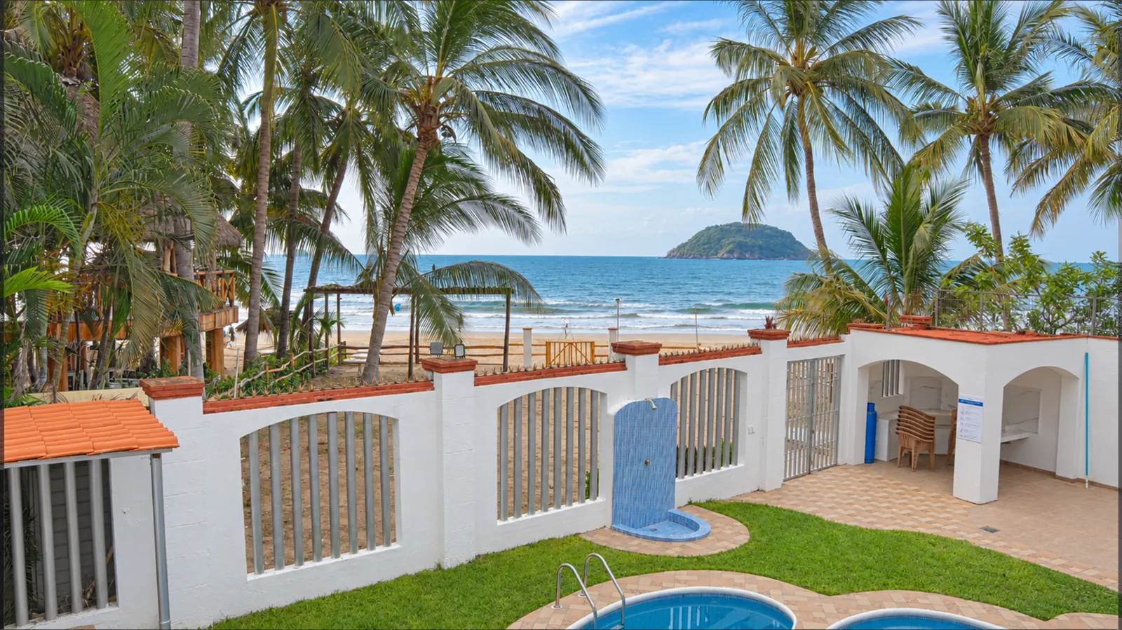 Sea view from Paloma Casa de Playa, Rincón de Guayabitos.