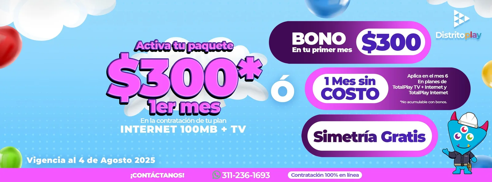 Pieza promocional desarrollada para Totalplay Tepic.