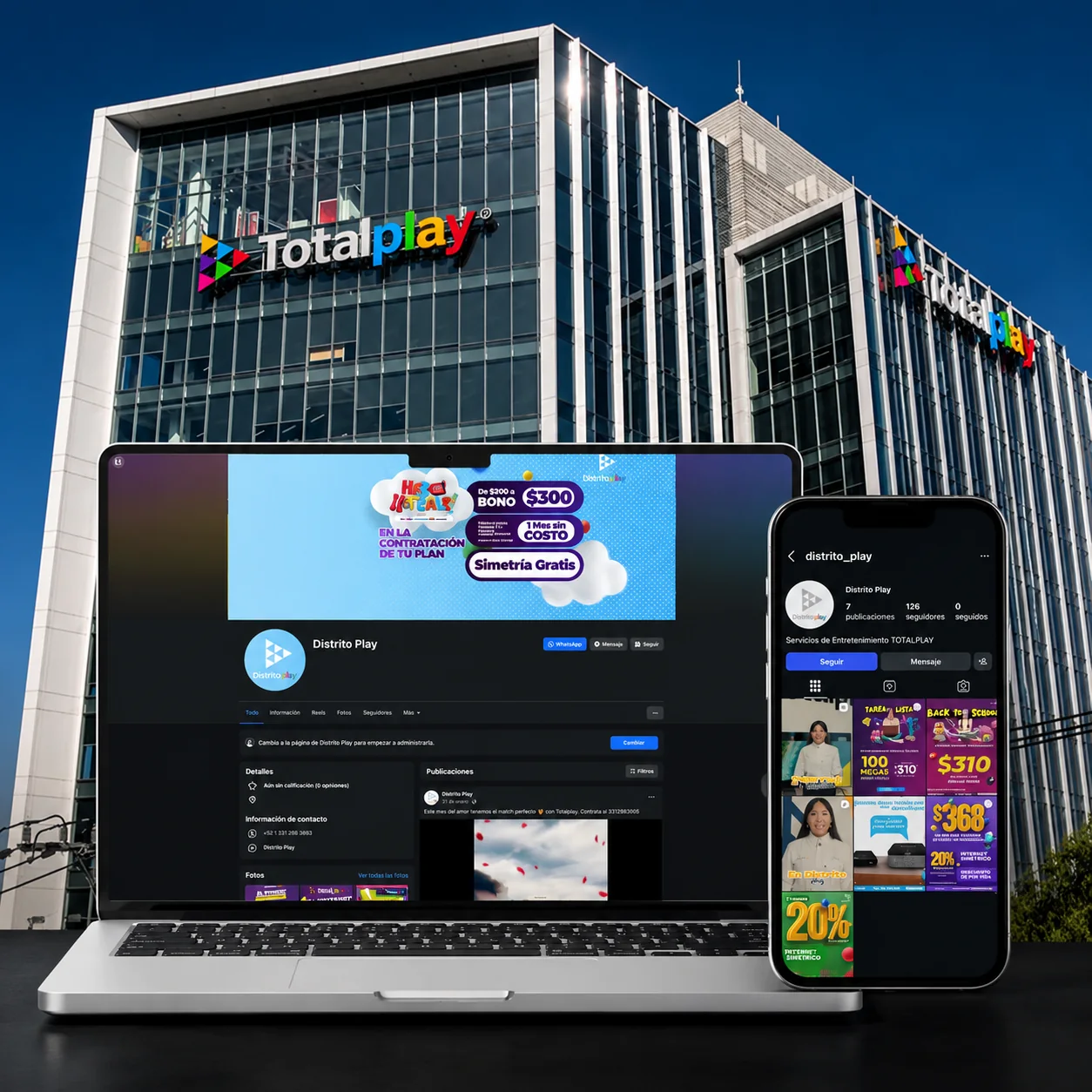 Totalplay · Producción comercial