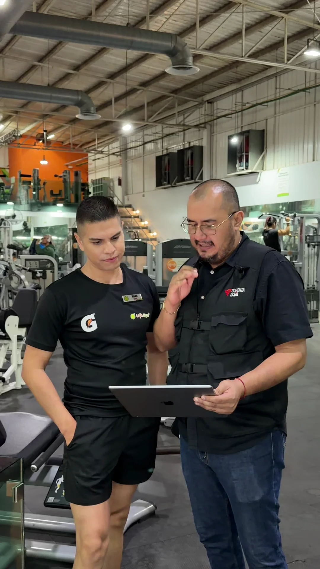 Detrás de cámaras de una producción para Life Gym.