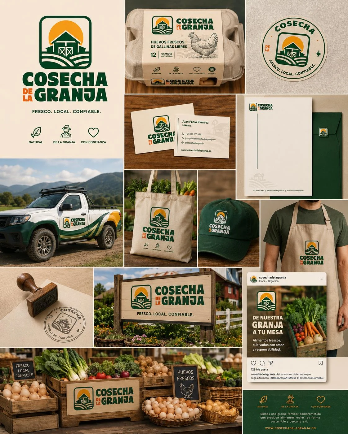 Aplicaciones de identidad de Cosecha de la Granja.